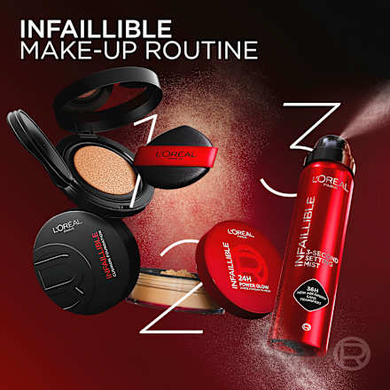 Foundation Infaillible 24H Fresh Wear Cushion 260 Warm, 11g L'ORÉAL PARiS