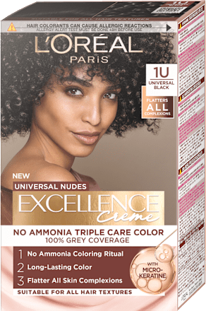 Боя за коса без амоняк Nudes, Nr.1U Universal Black L'ORÉAL PARiS EXCELLENCE Creme
