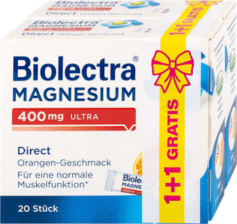Magnezij Direkt 400, duopack (2 x 20 kom.) Biolectra