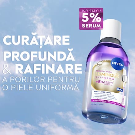 Apă micelară bifazică pentru ten sensibil NIVEA