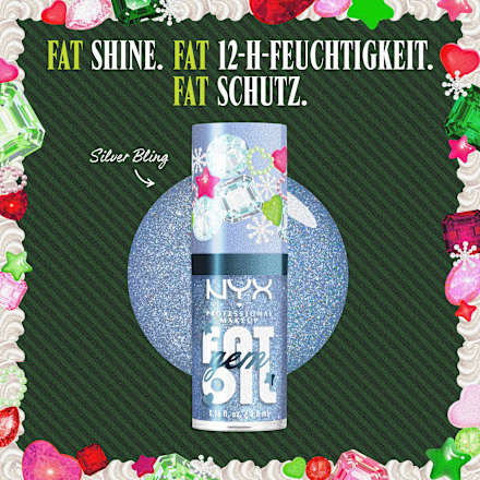 Lipgloss XMAS Fat Oil Gem Silver Bling NYX PROFESSIONAL MAKEUP