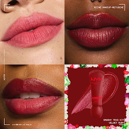 Lippenbalsam SetXMAS Smushy Trio Kit 3tlg NYX PROFESSIONAL MAKEUP