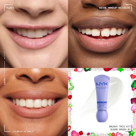 Lippenbalsam SetXMAS Smushy Trio Kit 3tlg NYX PROFESSIONAL MAKEUP