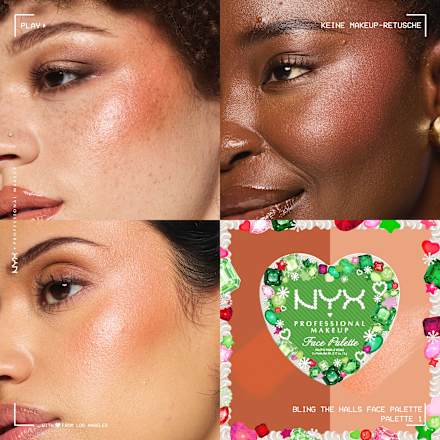 Farbpalette XMAS 01 Gem it out hot NYX PROFESSIONAL MAKEUP