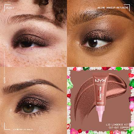 Lidschattenset XMAS Lid Lingerie Set 4tlg NYX PROFESSIONAL MAKEUP