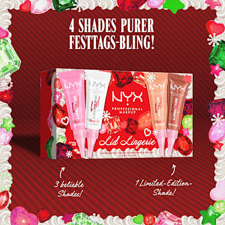 Lidschattenset XMAS Lid Lingerie Set 4tlg NYX PROFESSIONAL MAKEUP