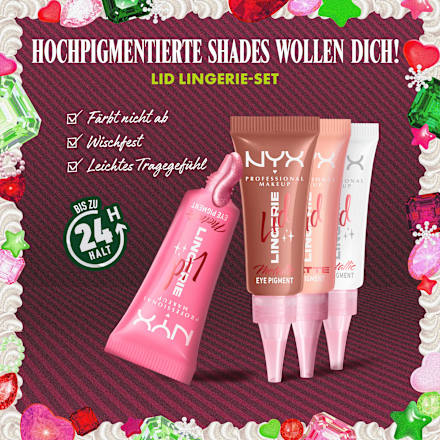 Lidschattenset XMAS Lid Lingerie Set 4tlg NYX PROFESSIONAL MAKEUP