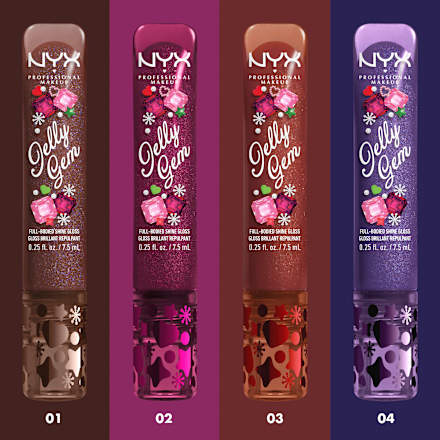 Lipgloss Jelly Gem 02 Fuchsia NYX PROFESSIONAL MAKEUP