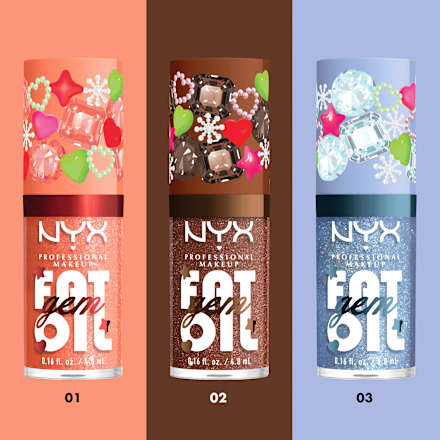 Lipgloss XMAS Fat Oil Gem Cacao Gem NYX PROFESSIONAL MAKEUP