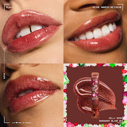 Lipgloss XMAS Jelly Gem 03 Burgundy Bling NYX PROFESSIONAL MAKEUP
