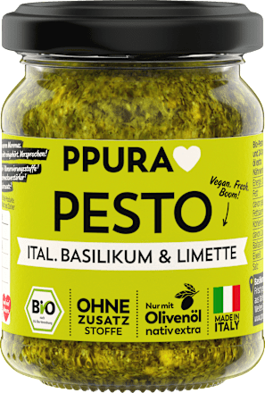 Pesto, ital. Basilikum & Limette PPURA