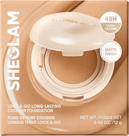 Foundation Lock & Go Long-Lasting Cushion Nude SHEGLAM