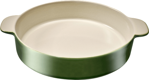 dm home Auflaufform aus Steinzeug, beige/grün (26 cm), 1 St dauerhaft günstig online kaufen