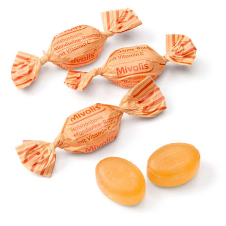 Bonbon, Halsbonbons Mandarine-Rosmarin Mivolis