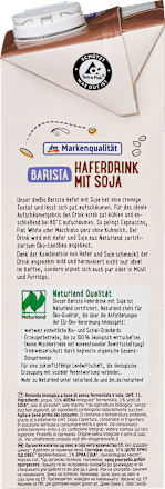 Haferdrink, Barista mit Soja dmBio