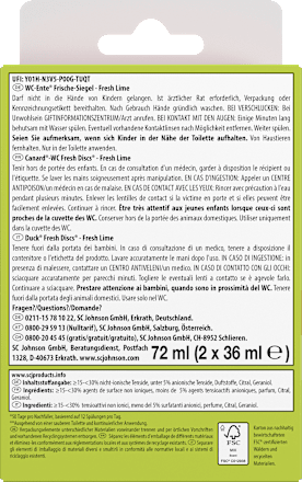 WC-Reiniger Frische-Siegel Limone Nachfüllpack 2 St WC-Ente