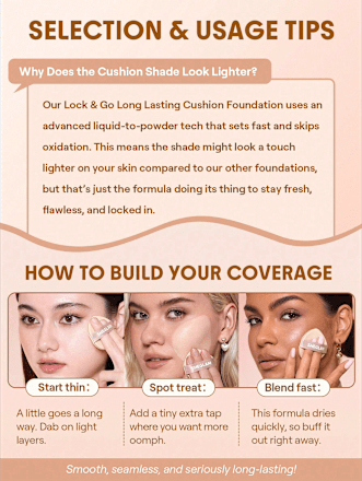 Foundation Lock & Go Long-Lasting Cushion Shell SHEGLAM