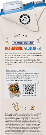 	
Haferdrink, glutenfrei dmBio