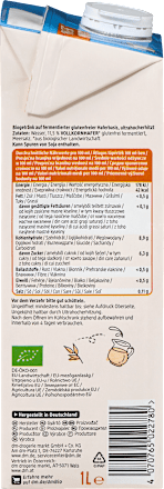 	
Haferdrink, glutenfrei dmBio
