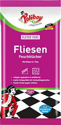 Feuchte Bodentücher Fliesen Poliboy