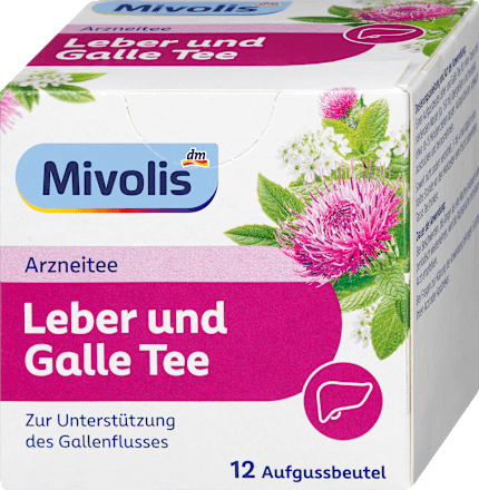 Arzneitee, Leber & Galle Tee (12 Beutel) Mivolis