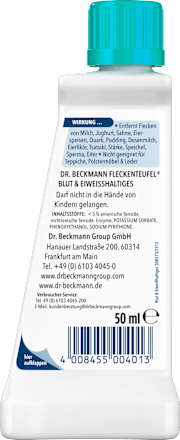 Fleckenentferner Blut & Eiweißhaltiges Dr. Beckmann