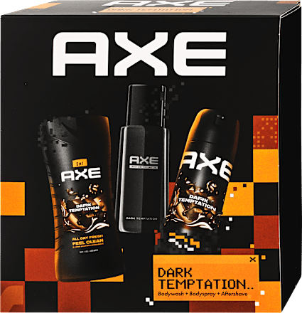 Férfi ajándékcsomag, Dakr Temptation AXE