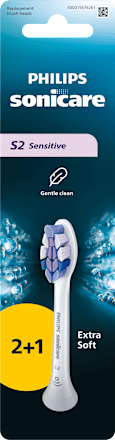 Zamjenska glava za električnu četkicu S2 Sensitive - Extra Soft (2 + 1) Philips Sonicare