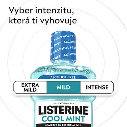 ústní voda Cool Mint Mild Taste Listerine