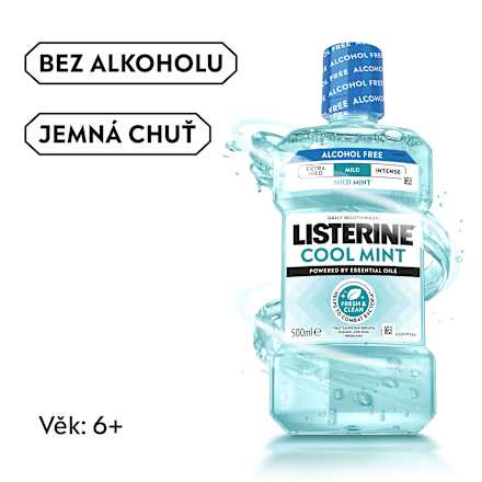 ústní voda Cool Mint Mild Taste Listerine
