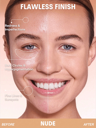 Foundation Lock & Go Long-Lasting Cushion Nude SHEGLAM