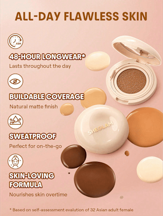 Foundation Lock & Go Long-Lasting Cushion Sand SHEGLAM