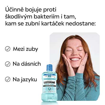 ústní voda Cool Mint Mild Taste Listerine