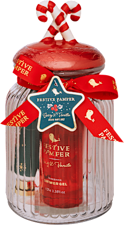 Testápolási ajándékcsomag, Berry & Vanilla FESTIVE PAMPER
