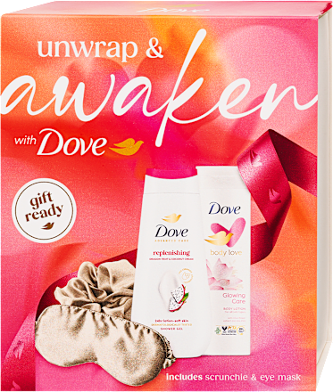 Női ajándékcsomag, Unwrap & unwind, ajándékkal Dove