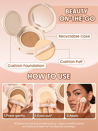 Foundation Lock & Go Long-Lasting Cushion Shell SHEGLAM