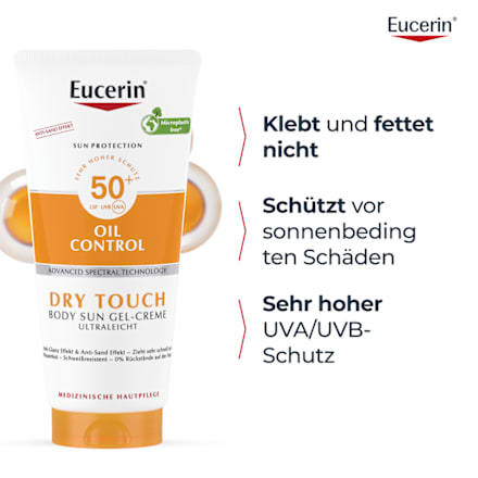 Eucerin Sun Protection Oil Control Dry Touch Body Sun Gel-Creme LSF 50+ Eucerin