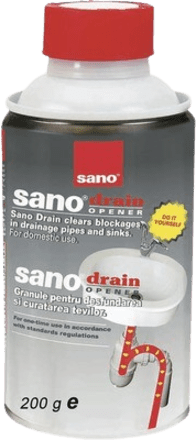 Soluție desfundare țevi granule sano