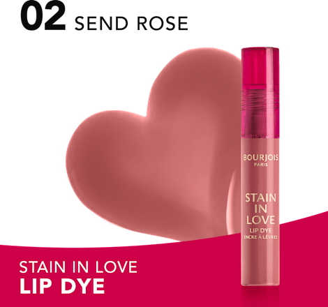 Stain in Love tečni ruž za usne - 02 Send Rose BOURJOIS PARIS