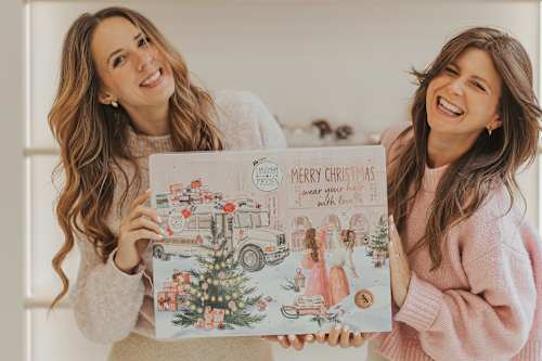 Adventskalender 2026 MERRY CHRISTMAS wear your hair with love LANGHAARMÄDCHEN