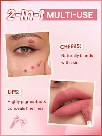 Blush Air Plush Lip & Cheek Cream 027 On Air SHEGLAM