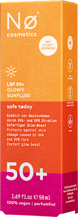 Sonnenfluid Gesicht Glowy safe today LSF 50+ NØ cosmetics