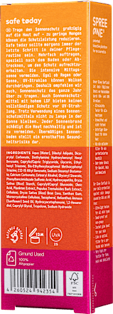 Sonnenfluid Gesicht Glowy safe today LSF 50+ NØ cosmetics