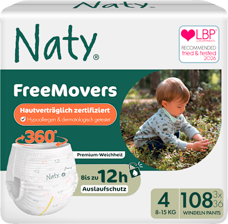 Baby Pants Gr. 4 (8-15 kg) Naty