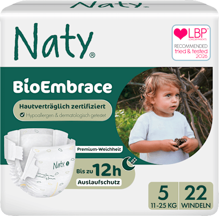 Windeln BioEmbrace Gr. 5 (11-25 kg) Naty