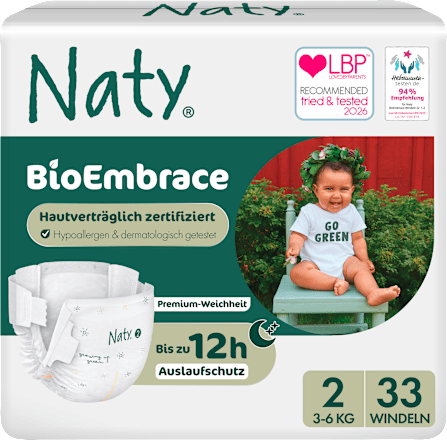 Windeln BioEmbrace Gr. 2 (3-6 kg) Naty