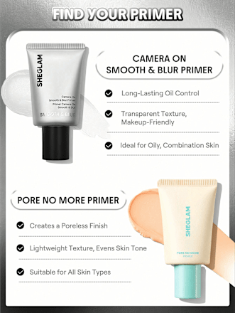 Primer Camera On Smooth & Blur Translucent SHEGLAM