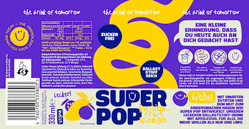 Limonade Passionsfrucht-Mango SUPER POP