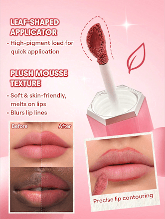 Blush Air Plush Lip & Cheek Cream 027 On Air SHEGLAM