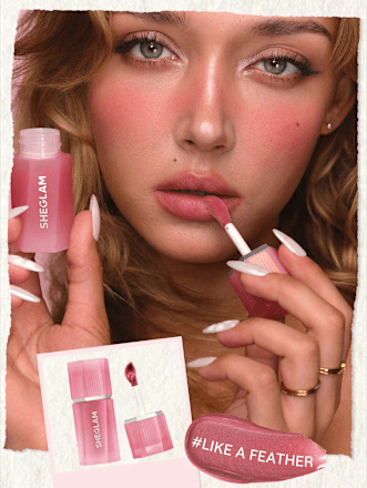 Blush Air Plush Lip & Cheek Cream 026 Like A Feather SHEGLAM
